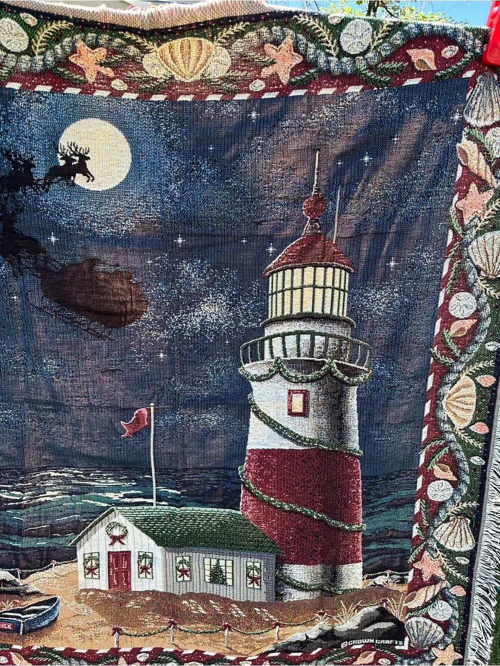 Crown Crafts Christmas Lighthouse 50